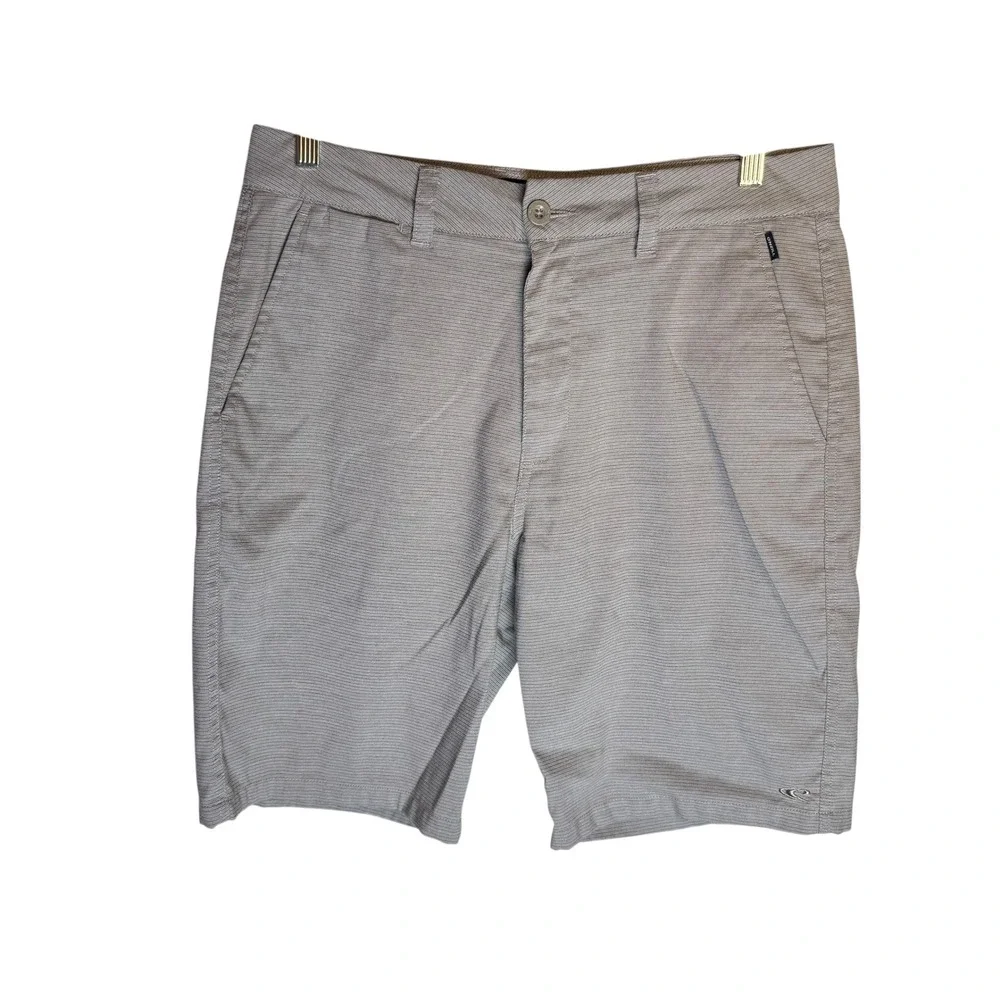 O'Neill Gray‎ Casual Chino Shorts Men's Size 32 Inseam 9.5 Walking Everyday